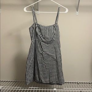 Checkered black and white pacsun dress